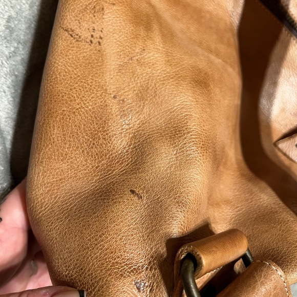 Bed Stu Howie Backpack Tan Rustic distressed leather EUC - Picture 6 of 10